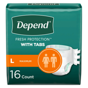Depend Protection Diapers with Tabs, Maximum - RMS PRODUCTS