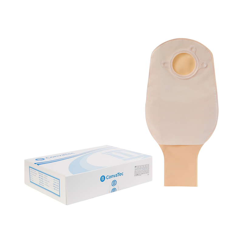 ConvaTec SURâ€‘FITâ€¯NaturaÂ® 401502 â€“ Twoâ€‘Piece 12â€³ Drainable Ostomy Pouch, Opaque, 1Â¾â€³ (45â€¯mm) Flange, Tailâ€‘Clip Closure â€“ Model #401502 (Box ofâ€¯10) - RMS PRODUCTS