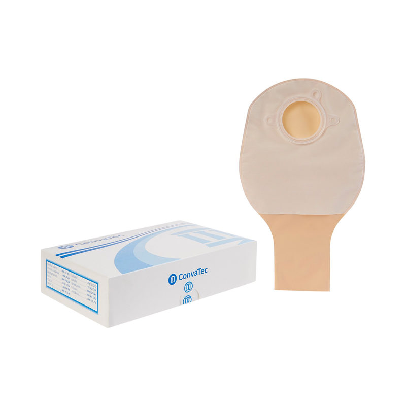 ConvaTec SURâ€‘FITÂ®â€¯NaturaÂ® 401507 â€“ Twoâ€‘Piece 10â€³ Drainable Ostomy Pouch, Opaque, 1Â¾â€³ Flange, Tail Clip & Filter â€“ Model #401507 (Box of 10) - RMS PRODUCTS