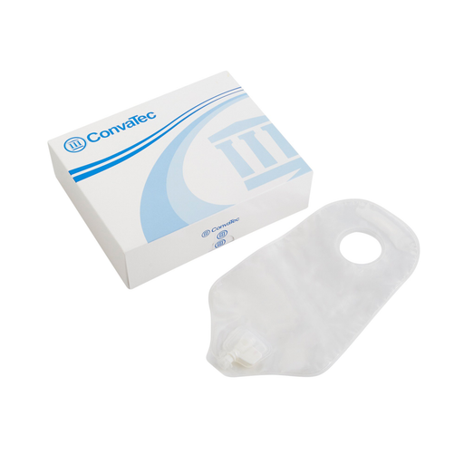 ConvaTec SURâ€‘FIT NaturaÂ® 401544 â€“ Twoâ€‘Piece 10â€³ Drainable Urostomy Pouch, Transparent, 1Â¾â€³ Flange, Accuseal Tap & Antiâ€‘Reflux Valve â€“ Model #401544 (Box of 10) - RMS PRODUCTS