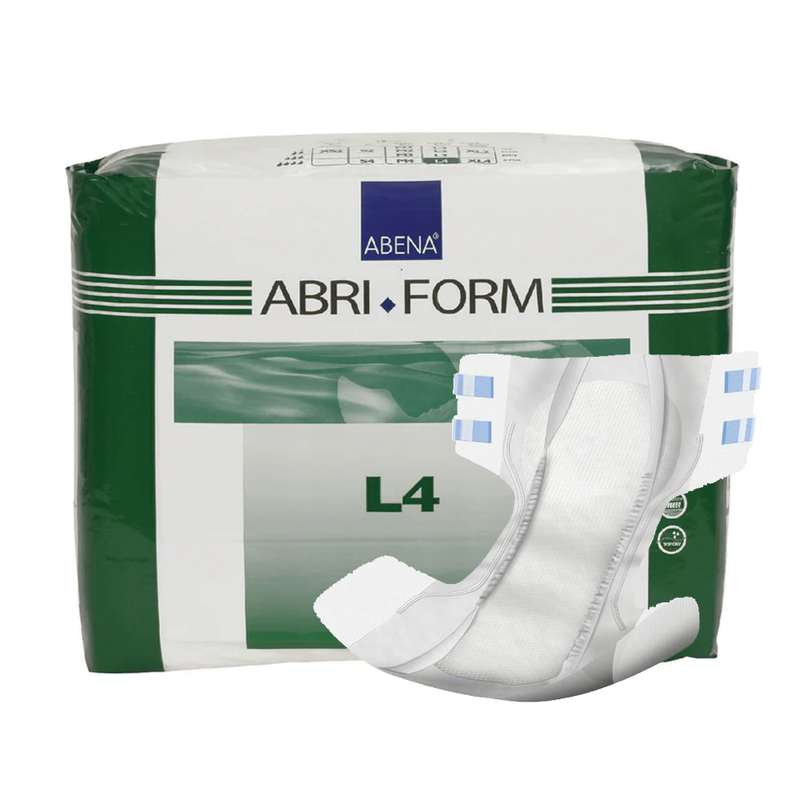 Abena Abri-Form Comfort Level 4 Adult Diapers – Heavy Absorbency, Plastic-Backed (M & L Sizes) - RMS PRODUCTS
