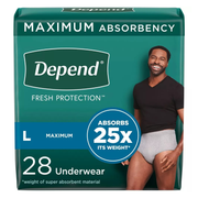 Depend Fresh Protection Underwear for Men, Maximum - RMS PRODUCTS