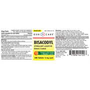 GeriCare Bisacodyl 5 mg – Stimulant Laxative (200 Tablets) | Fast Relief from Occasional Constipation - RMS PRODUCTS