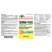 GeriCare Senna Plus – Dual-Action Laxative & Stool Softener, 1000 Tablets | Bulk Relief from Occasional Constipation - RMS PRODUCTS