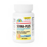 GeriCare Senna Plus – Natural Vegetable Laxative + Stool Softener – 200 Tablets (Docusate Sodium 50 mg & Sennosides 8.6 mg) - RMS PRODUCTS