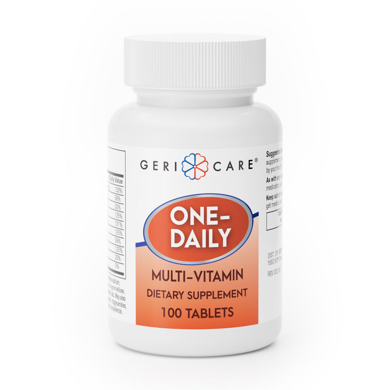 GeriCare One-Daily Multi‑Vitamin + Minerals – 100 Tablets | Essential Daily Nutrition - RMS PRODUCTS