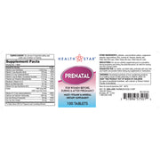 GeriCare Prenatal Multi-Vitamins – 100 Tablets | Daily Nutritional Support for Before, During & After Pregnancy - RMS PRODUCTS
