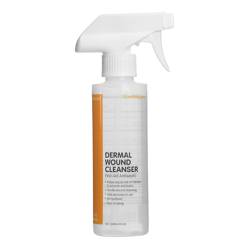 Smith & Nephew Dermal Wound Cleanser Spray – 8 oz No‑Rinse Antiseptic – Model #59449200 - RMS PRODUCTS
