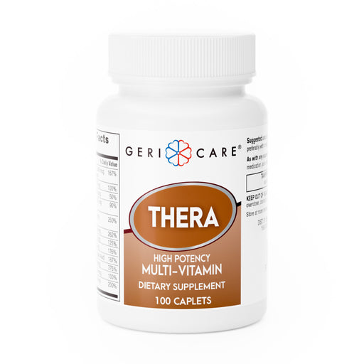 GeriCare Thera‑Tabs High‑Potency Multivitamin – 100 Caplets | One‑a‑Day Complete Nutrition - RMS PRODUCTS