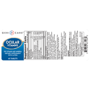 GeriCare Ocular Vitamins with Minerals & Lutein – 60 Tablets | Eye Health Support Supplement - RMS PRODUCTS