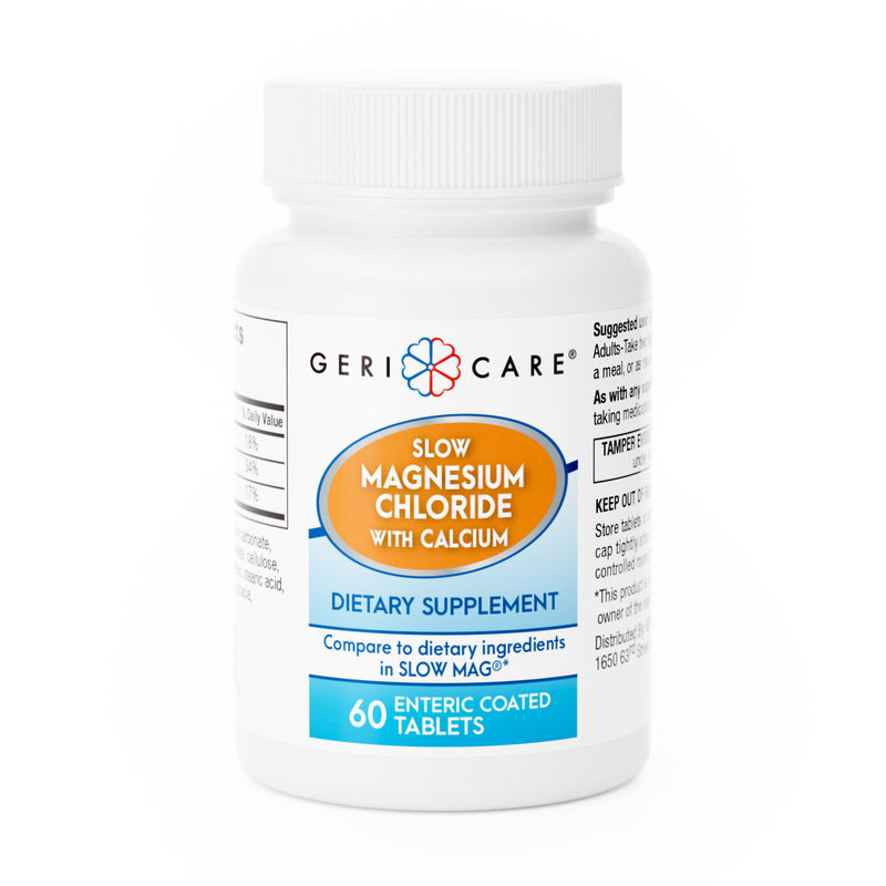 GeriCare Slow Magnesium Chloride + Calcium – Daily Mineral Support | Bone, Muscle & Heart Health - RMS PRODUCTS