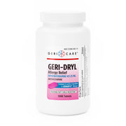 GeriCare Geri‑Dryl Allergy Relief – Diphenhydramine HCl 25 mg | 1000 Tablets (Benadryl® Equivalent) - RMS PRODUCTS