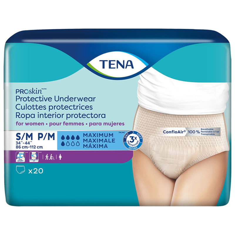 TENA ProSkin Protective Incontinence Underwear for Women, Maximum Absorbency - RMS PRODUCTS