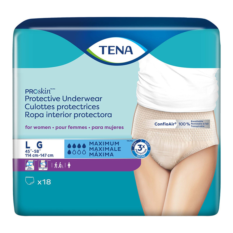 TENA ProSkin Protective Incontinence Underwear for Women, Maximum Absorbency - RMS PRODUCTS