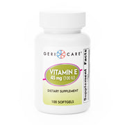 GeriCare Vitamin E 45 mg (100 IU) Softgels – 100 Count | Daily Antioxidant Support - RMS PRODUCTS