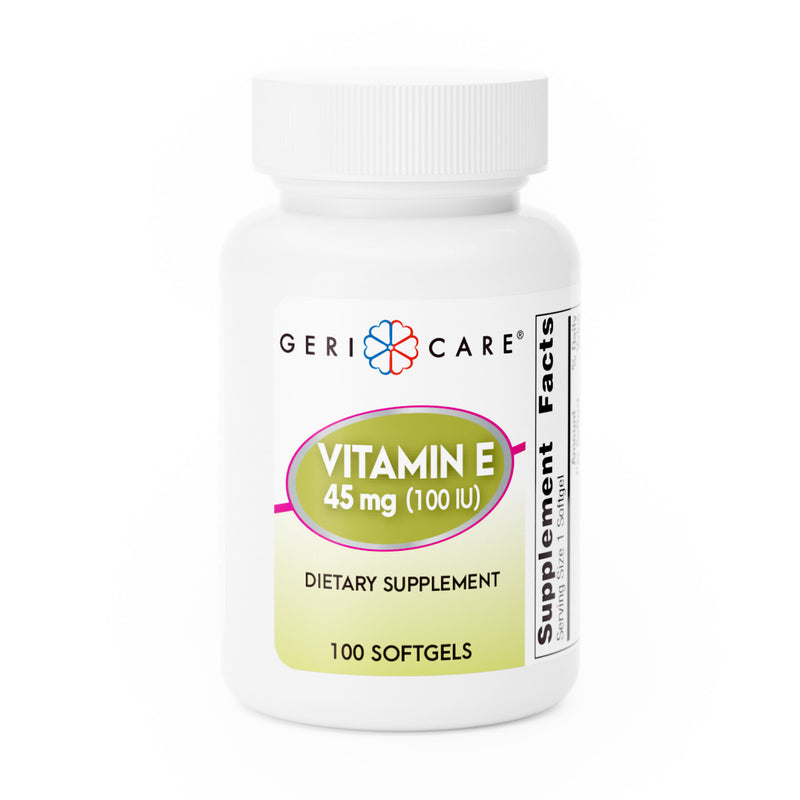 GeriCare Vitamin E 45 mg (100 IU) Softgels – 100 Count | Daily Antioxidant Support - RMS PRODUCTS
