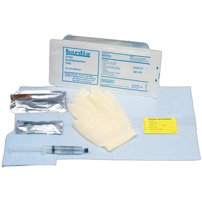 BardÂ® 802010 Catheter Insertion Tray â€“ Sterile, Foley Tray Kit Without Catheter - RMS PRODUCTS