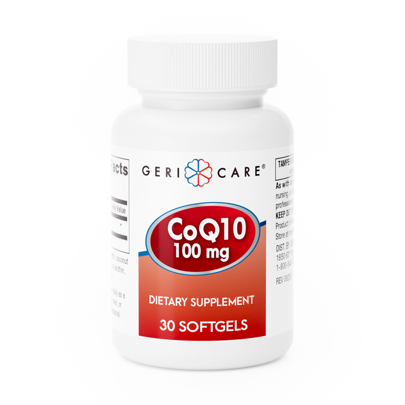 GeriCare CoQ10 100 mg Softgels – 30 Count | Heart & Energy Support Supplement - RMS PRODUCTS