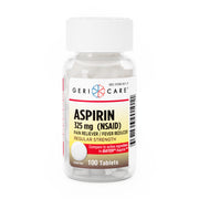 GeriCare Aspirin 325 mg Tablets – 100 Count | Pain Reliever & Fever Reducer - RMS PRODUCTS