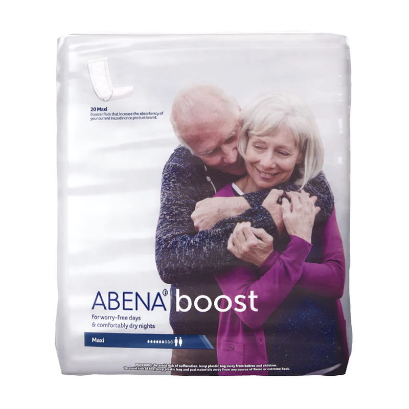 Abena Abriâ€‘Let â€œFlowâ€‘Thruâ€ Maxi Booster Pads â€“ 6.3â€³â€¯Ã—â€¯24â€³, Textile-Back, 20â€‘Count Bag - RMS PRODUCTS