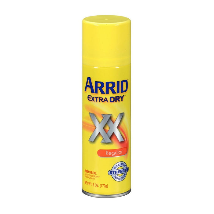 Arrid XX Extra Dry Aerosol Antiperspirant Deodorant, Regular 6 oz. - RMS PRODUCTS