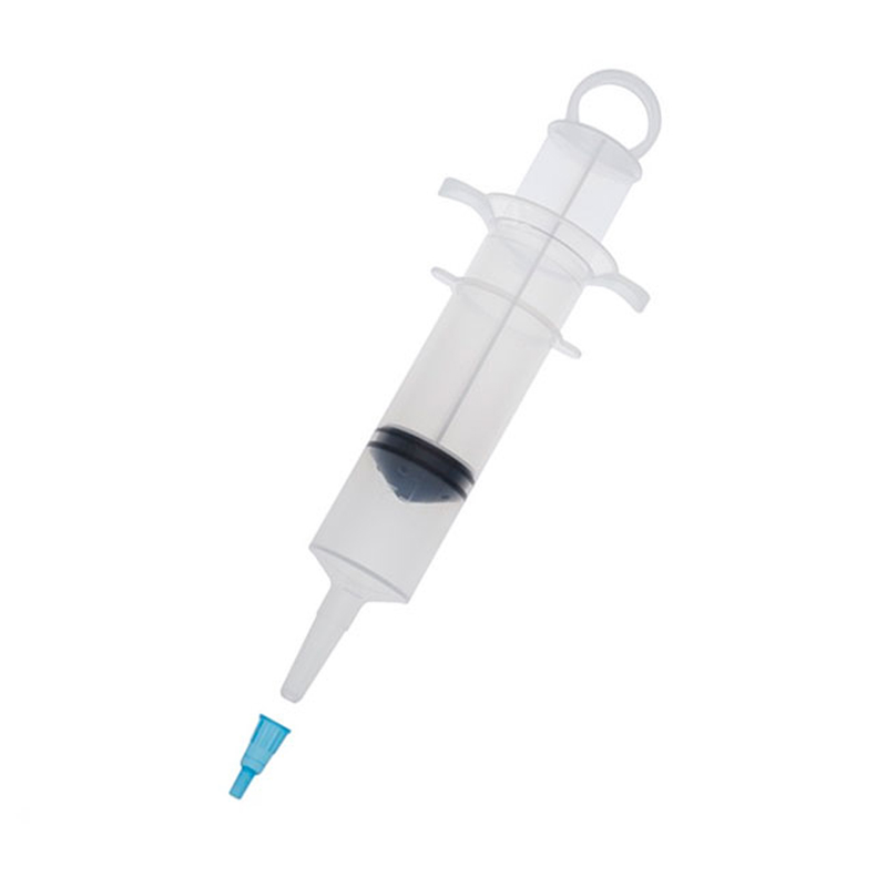 AMSure Enteral Feeding/Irrigation Flat Top Piston Syringe, Poly Pouch, Catheter Tip, 60 mL - RMS PRODUCTS