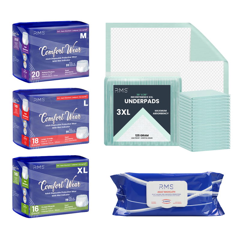 RMS BRANDS All You Need Incontinence Care Kit - RMS PRODUCTS