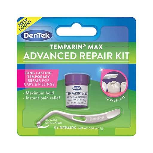 DenTek Temparin Max Lost Filling and Loose Cap Repair Kit | One Step Formula | 5+ Repairs - RMS PRODUCTS