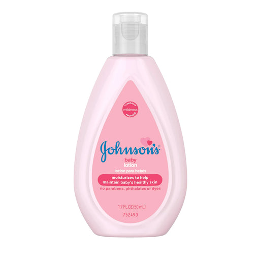 Johnson's Moisturizing Pink Baby Lotion with Coconut Oil, 1.7 Fl. Oz - RMS PRODUCTS