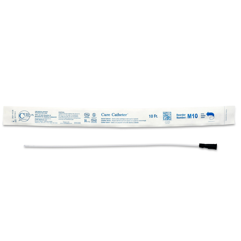 Convatec Cure Ultra™ Pre‑Lubricated Straight Catheter – 10 Fr × 16″ (ULTRA M10) - RMS PRODUCTS