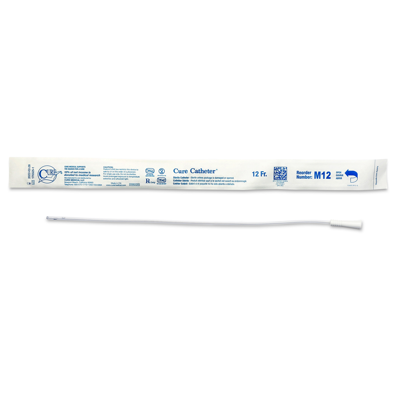 Convatec Cure Ultra™ Pre‑Lubricated Straight Catheter – 12 Fr × 16″ (Model ULTRA M12) - RMS PRODUCTS