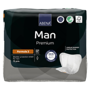 Abenaâ€¯ManÂ®â€¯Premium Guards, Formulaâ€¯2 â€“ Male Incontinence Pads (9â€³Ã—11.4â€³, 700â€¯mL) - RMS PRODUCTS