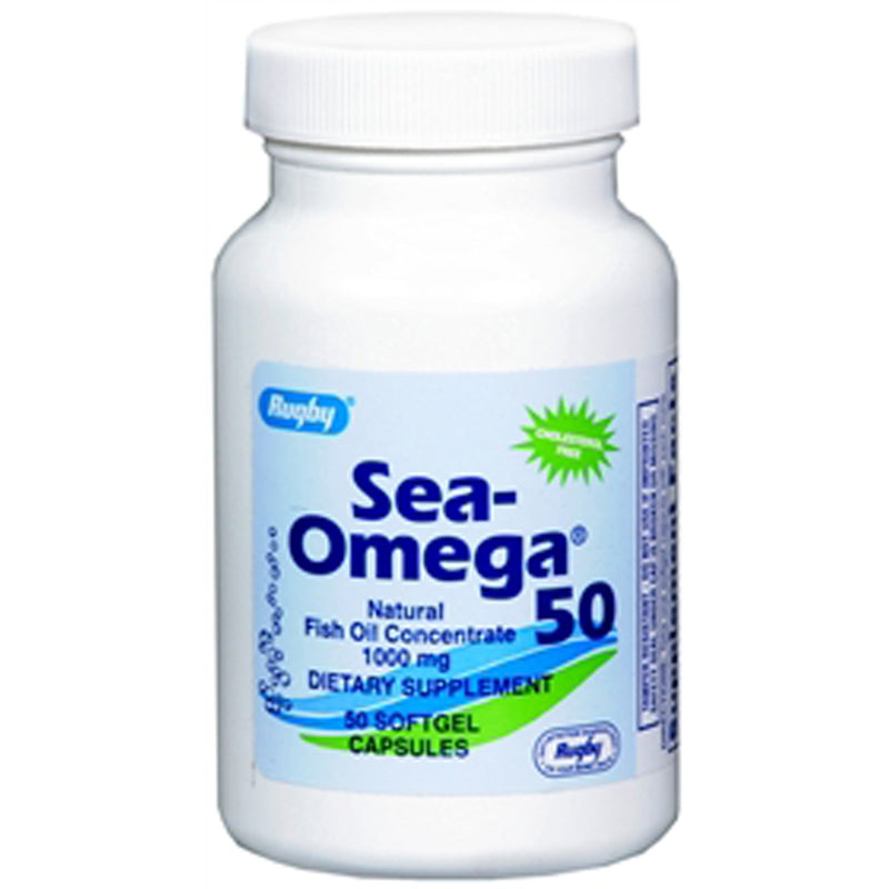Rugby Sea-Omega Natural Fish Oil Concentrate 1000 mg – 50 Softgels - RMS PRODUCTS