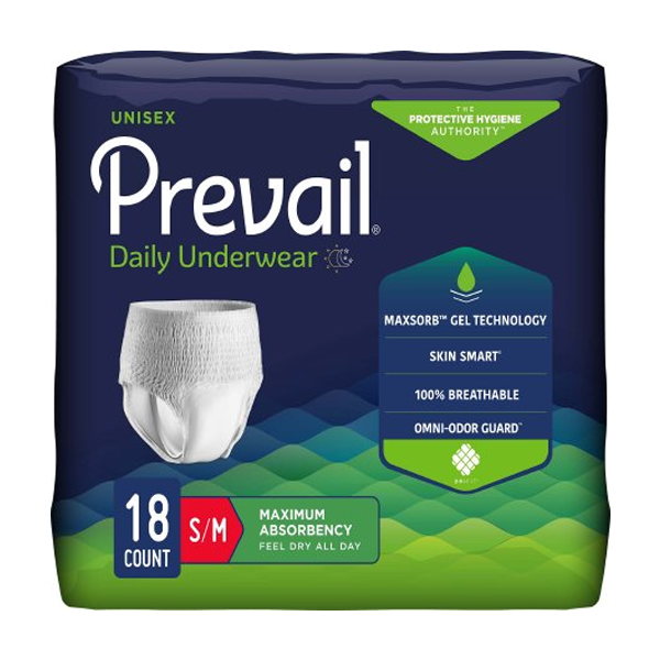 Prevail Adult Incontinence Underwear for Men & Women, Maximum Absorbency - RMS PRODUCTS
