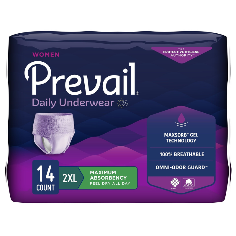 Prevail Adult Incontinence Protective Underwear for Women, Maximum Absorbency - RMS PRODUCTS