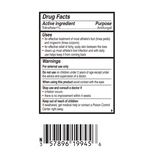 GeriCare Tolnaftate Antifungal Powder 1% – 1.5 oz | Relief for Athlete’s Foot, Jock Itch & Ringworm - RMS PRODUCTS