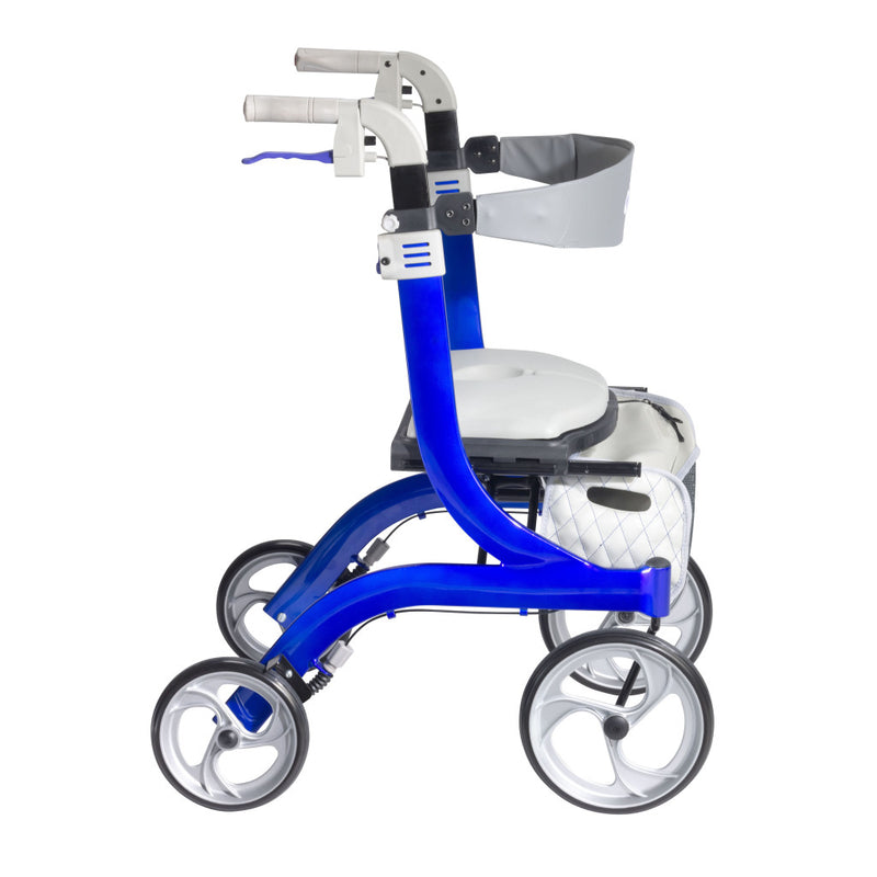 Drive Medical Nitro DLX Rollator Walker-Blue RTL10266BL-HS