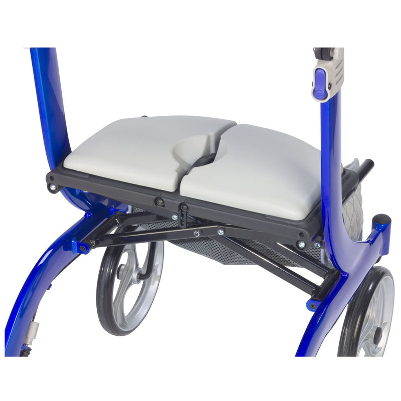 Drive Medical Nitro DLX Rollator Walker-Blue RTL10266BL-HS