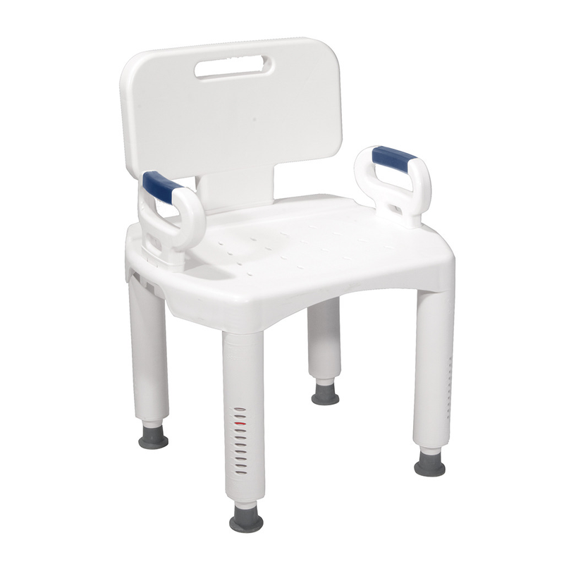 Drive Medical  Premium Series Shower Chair with Back and Arms - RMS PRODUCTS