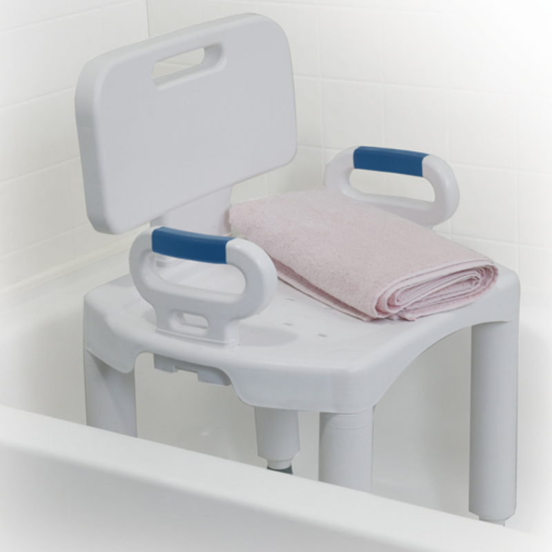 Drive Medical  Premium Series Shower Chair with Back and Arms - RMS PRODUCTS