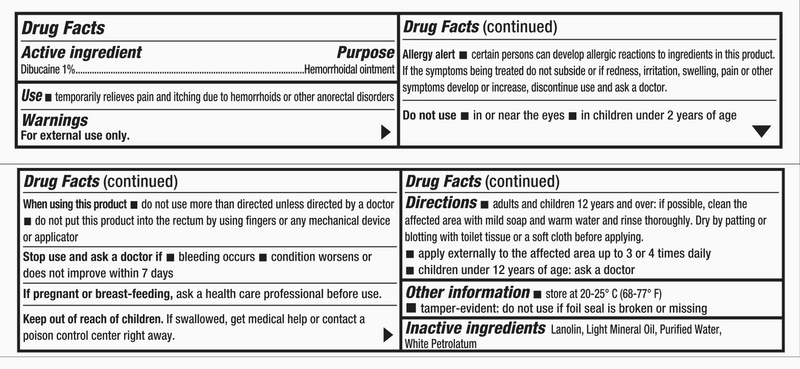 GeriCare Dibucaine 1% Hemorrhoidal Ointment – 1 oz Tube | Fast Relief from Pain, Itching & Burning - RMS PRODUCTS