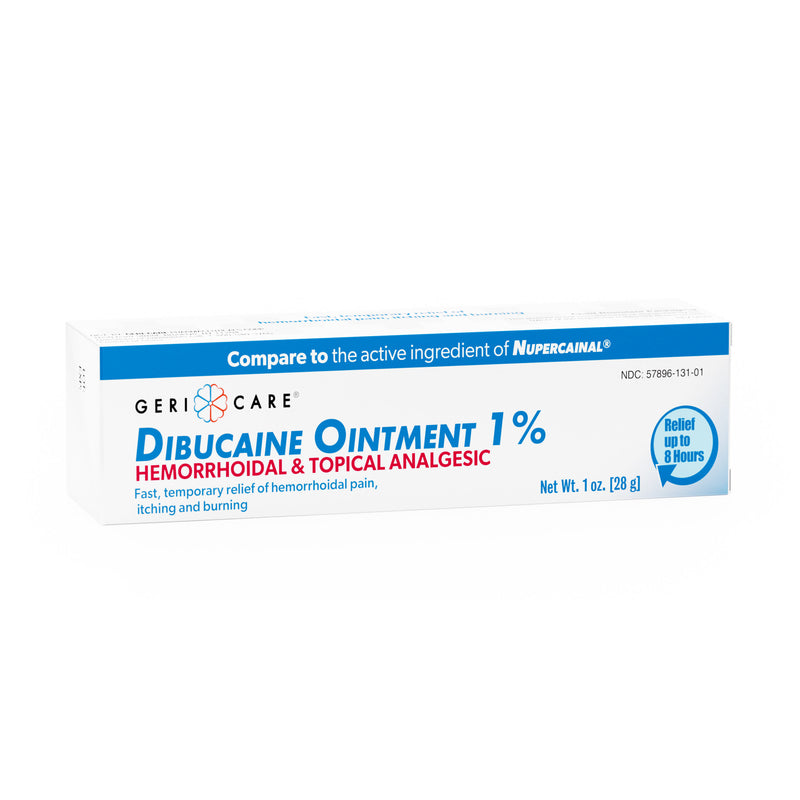 GeriCare Dibucaine 1% Hemorrhoidal Ointment – 1 oz Tube | Fast Relief from Pain, Itching & Burning - RMS PRODUCTS