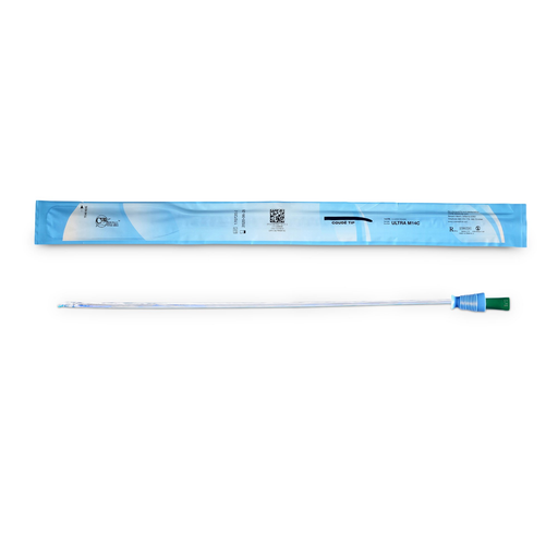 Convatec Cure Ultra™ Coude‑Tip Intermittent Catheter – 14 Fr × 16″ (Model ULTRAM14C) - RMS PRODUCTS