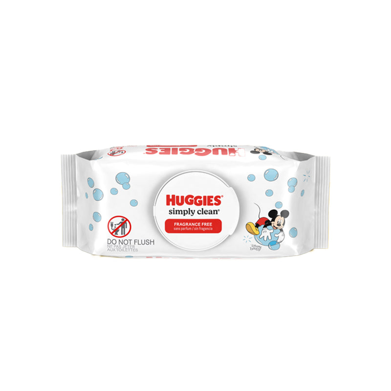 Huggies Simply Clean Unscented Baby Wipes, 64 Count - RMS PRODUCTS