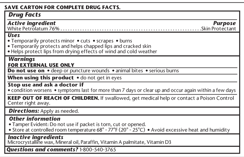 GeriCare Vitamin A&D Ointment – 5g Packets, 144 Count | Skin Protectant with 76% White Petrolatum - RMS PRODUCTS