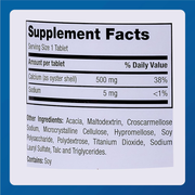 Major Calcium Oyster Shell 500 mg – 300 Tablets | Natural Calcium Supplement for Bone & Teeth Support - RMS PRODUCTS