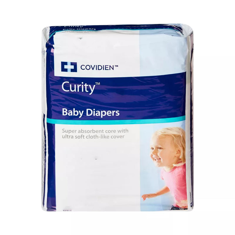 Curity Baby Diapers | Refastenable Tabs, Breathable Leak Guards | Small, Medium & Large