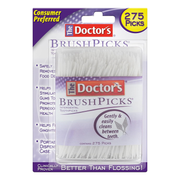 The Doctor’s Brush Picks Interdental Toothpicks – 275 Count | Easy, Effective Way to Clean Between Teeth & Promote Oral Health - RMS PRODUCTS