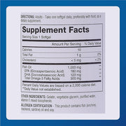 Major Fish Oil Cholesterol Free 1000MG - 100 Soft Gels - RMS PRODUCTS