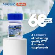 Major Loratadine 10 mg – 300 Tablets | Non-Drowsy Allergy Relief for Seasonal Allergies & Hay Fever - RMS PRODUCTS